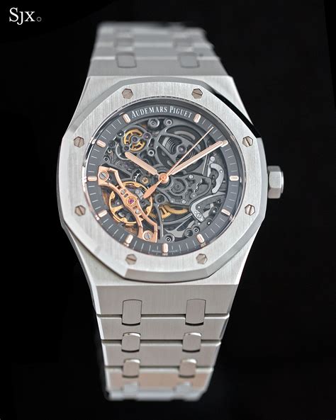 audemars piguet royal oak double balance wheel openworked steel|audemars piguet royal oak.